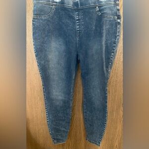 Terra and Sky Slim Fit High-Rise Women Jeans in faded Blue